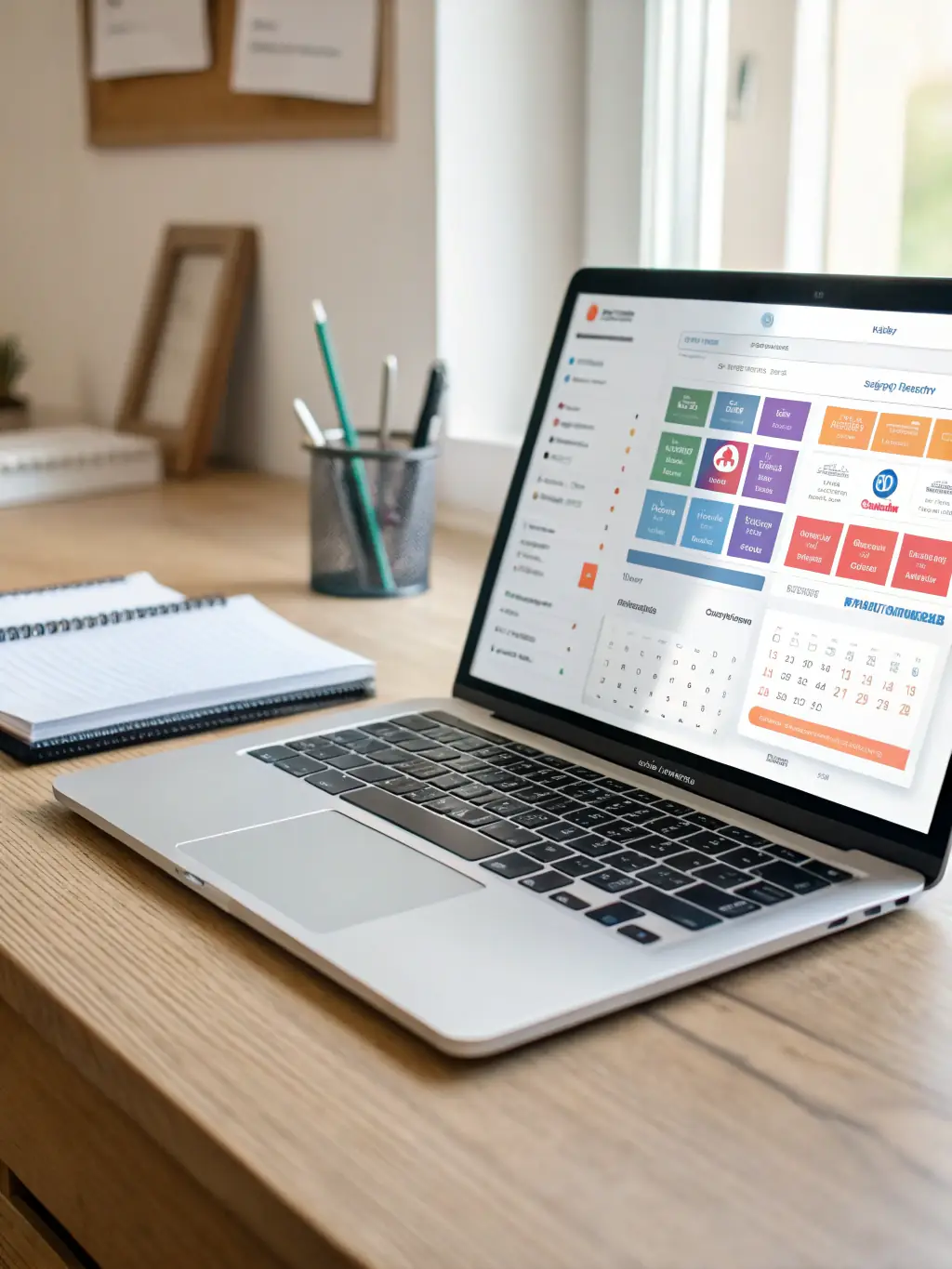 A laptop screen showing the Calendly interface with a scheduled appointment, demonstrating BlinkerLabs' Calendly integration.